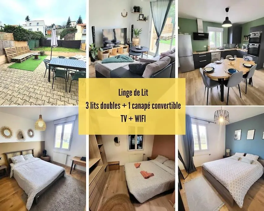 Cabana & Le Cocon D'Anais - Maison Avec Terrasse Apartment Chadrac